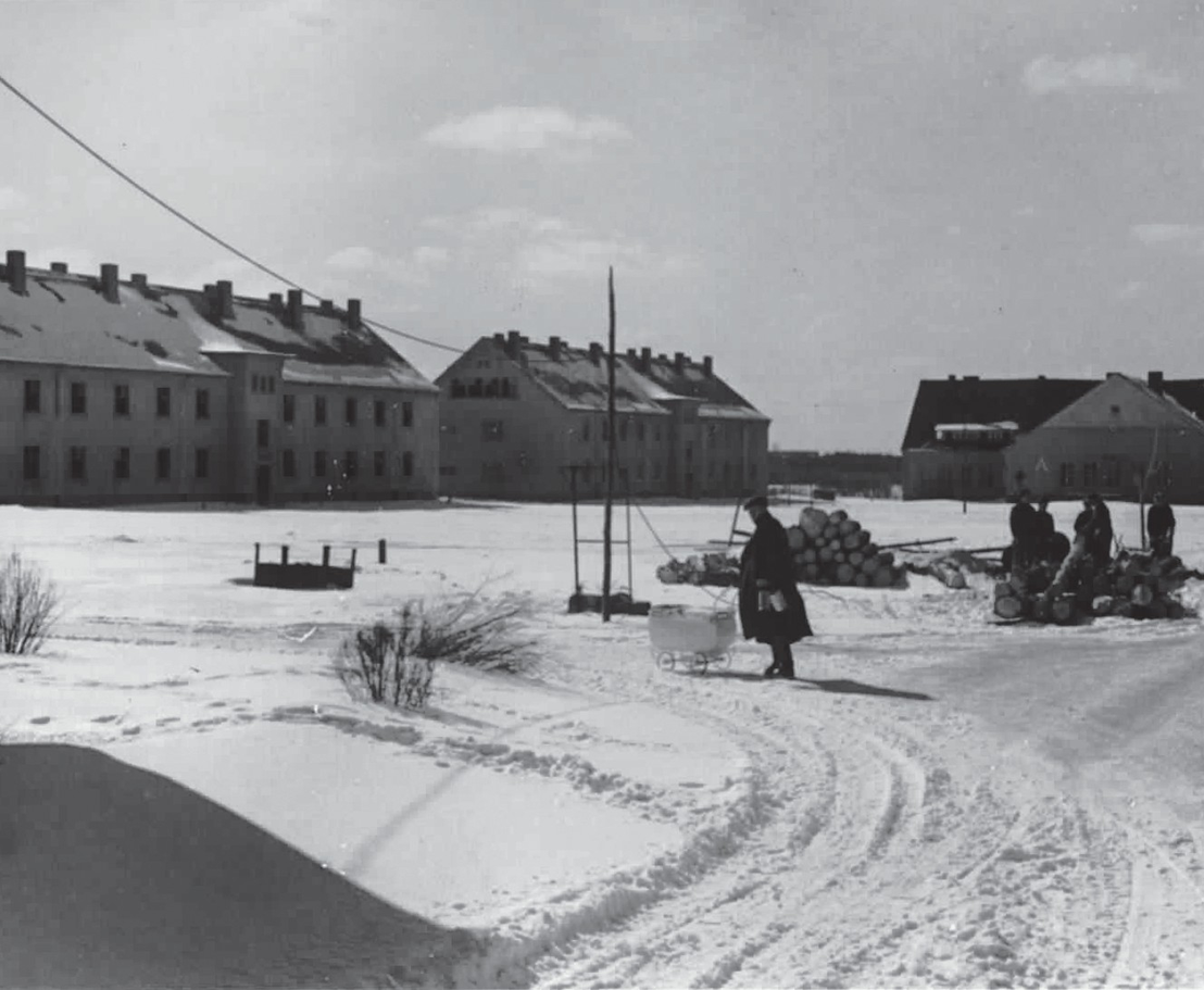 View of the Bergen-Belsen DP camp, undated. The Wiener Library, London